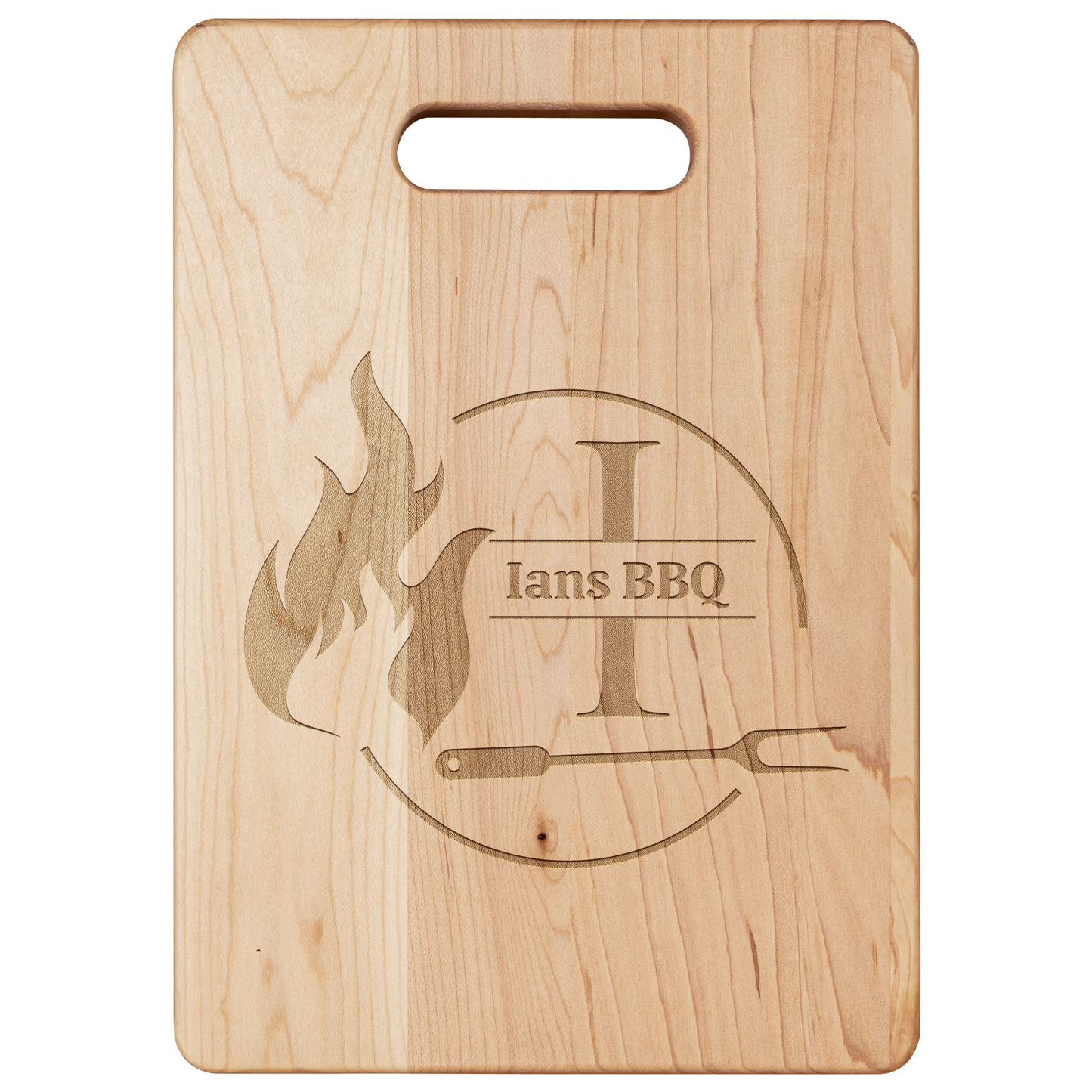 Personalised BBQ Theme Maple Cutting Board