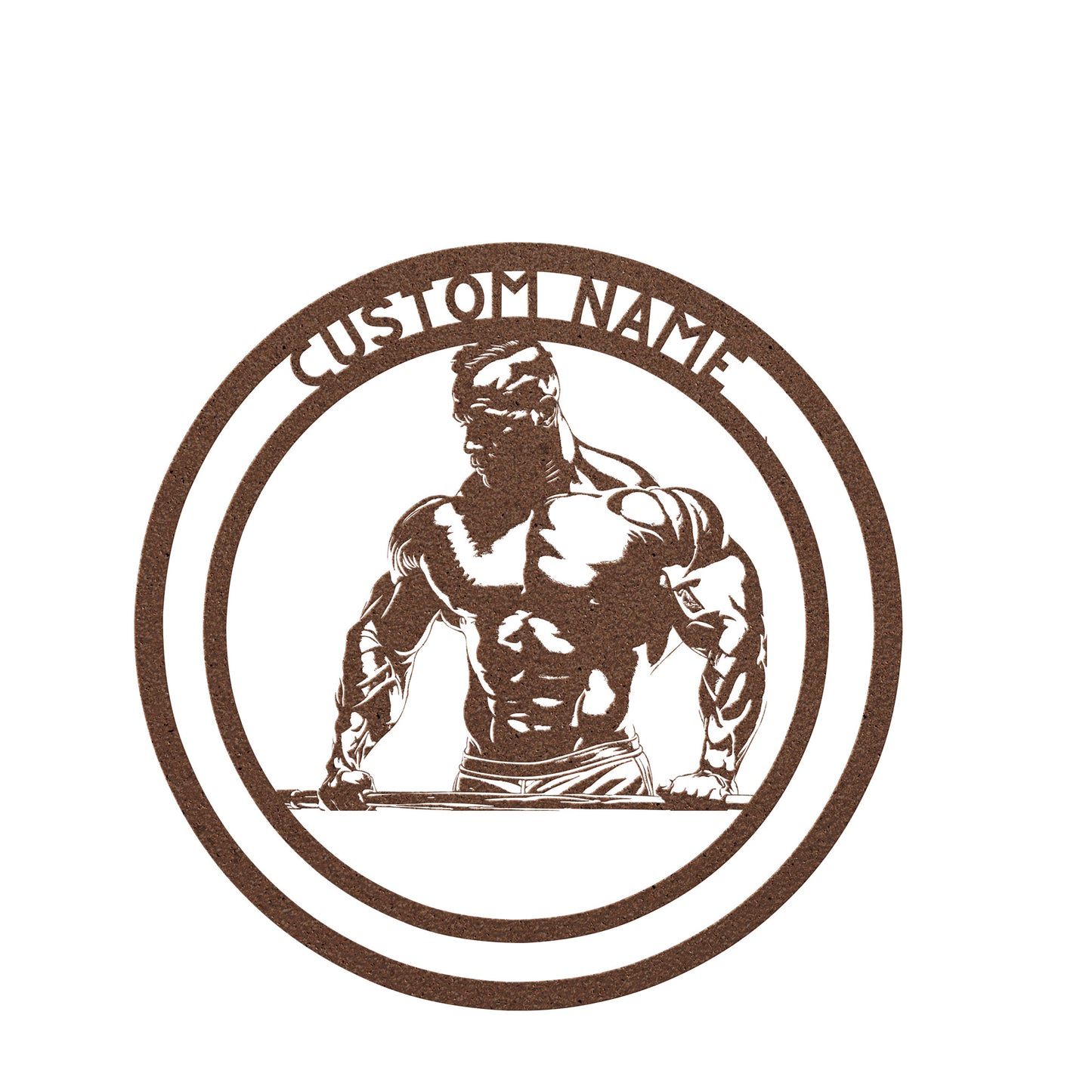 Bodybuilding Metal Wall Art