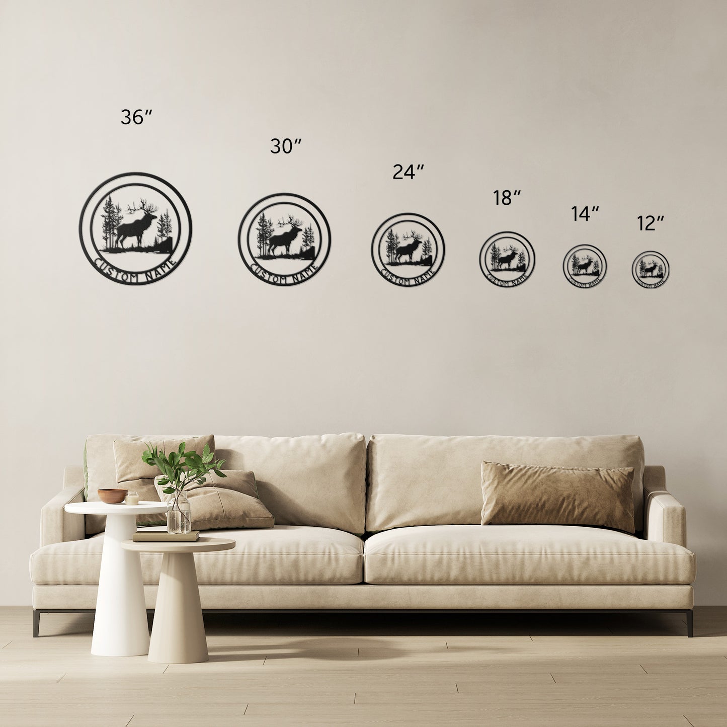 Elk Metal Wall Art