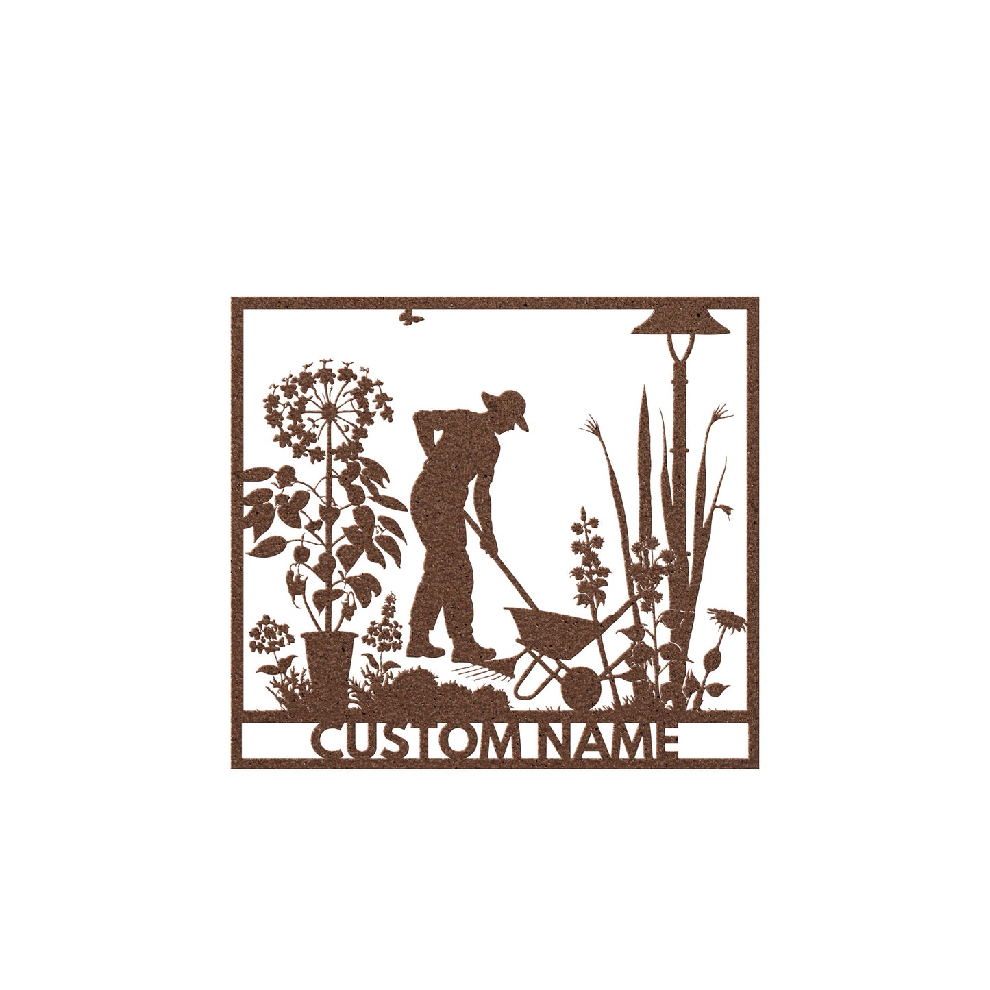 Gardening Metal Wall Art