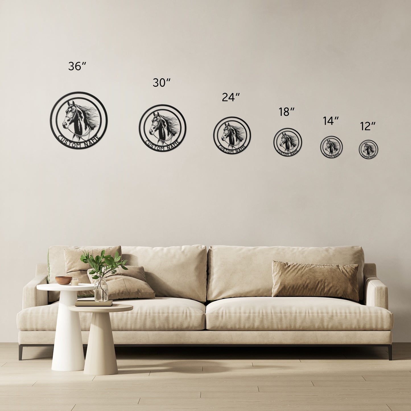Horse Metal Wall Art