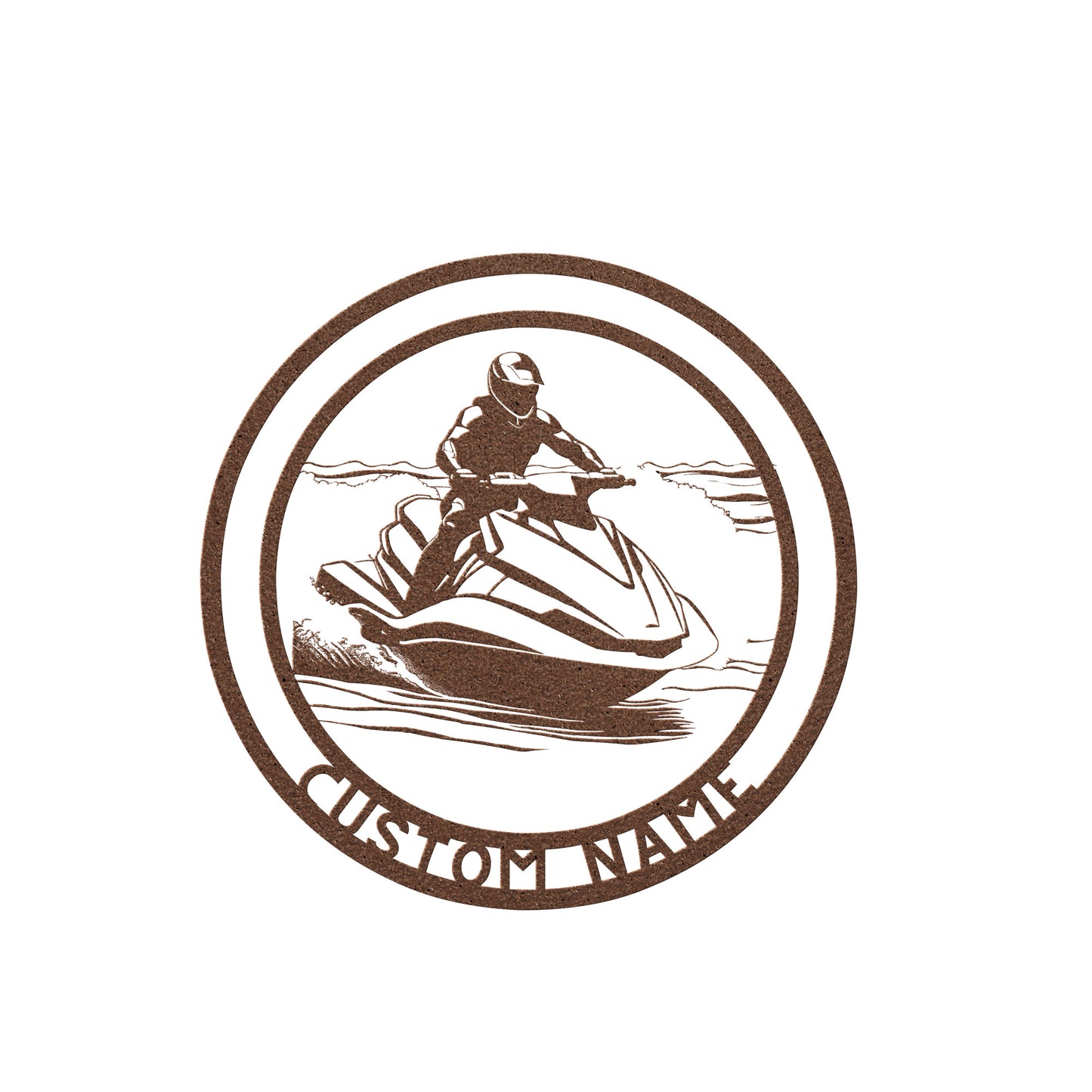 Jetski Metal Wall Art