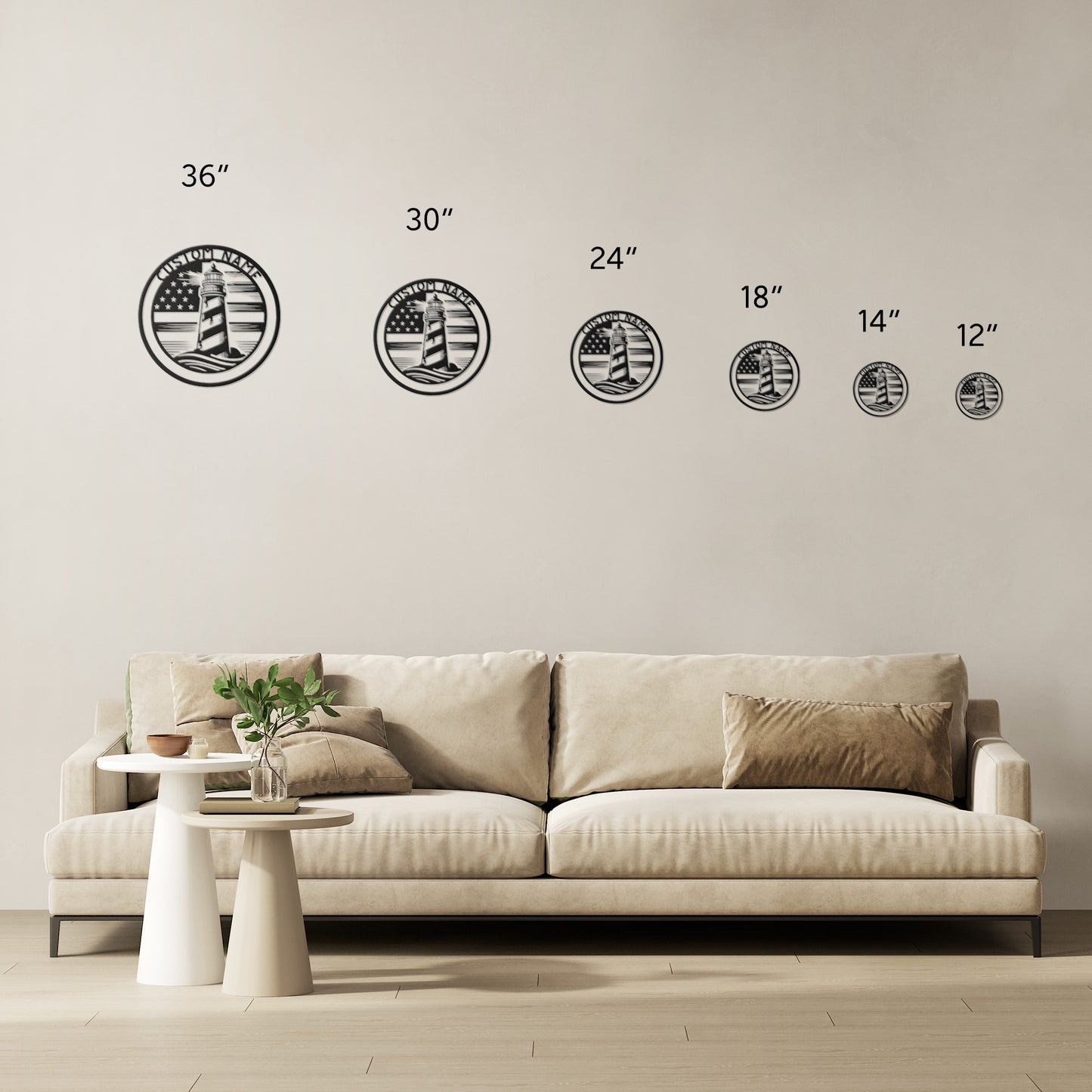 Lighthouse Metal Wall Art