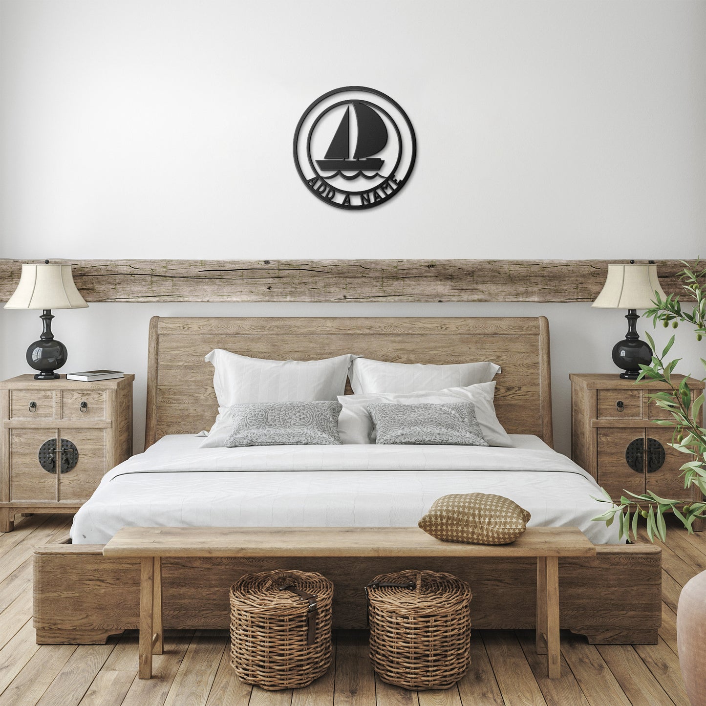 Metal Sailboat Wall Art