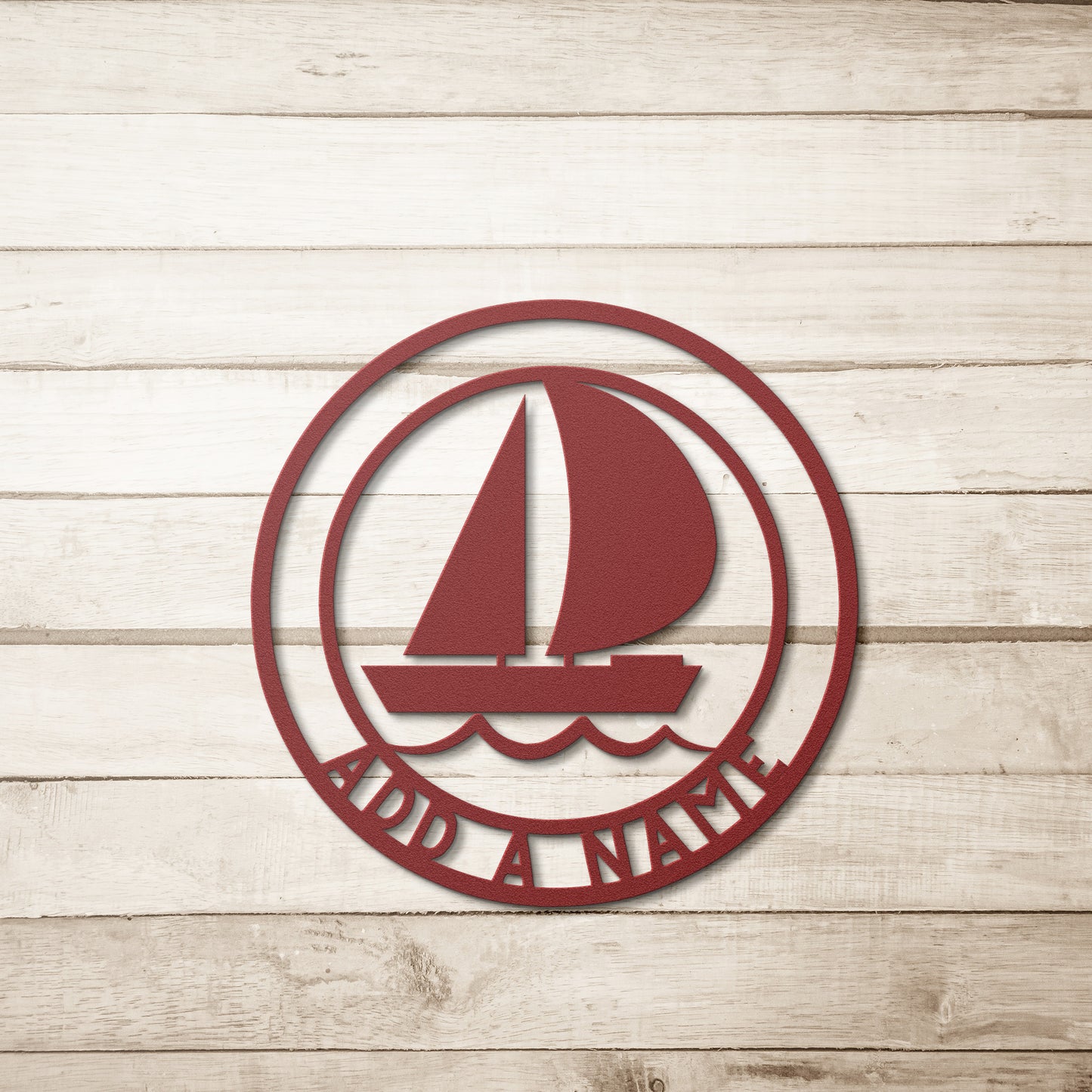Metal Sailboat Wall Art