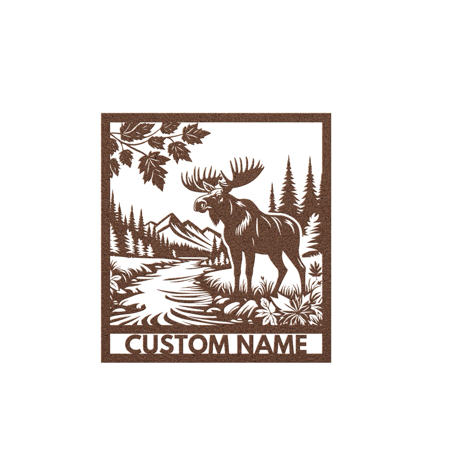 Moose Metal Wall Art