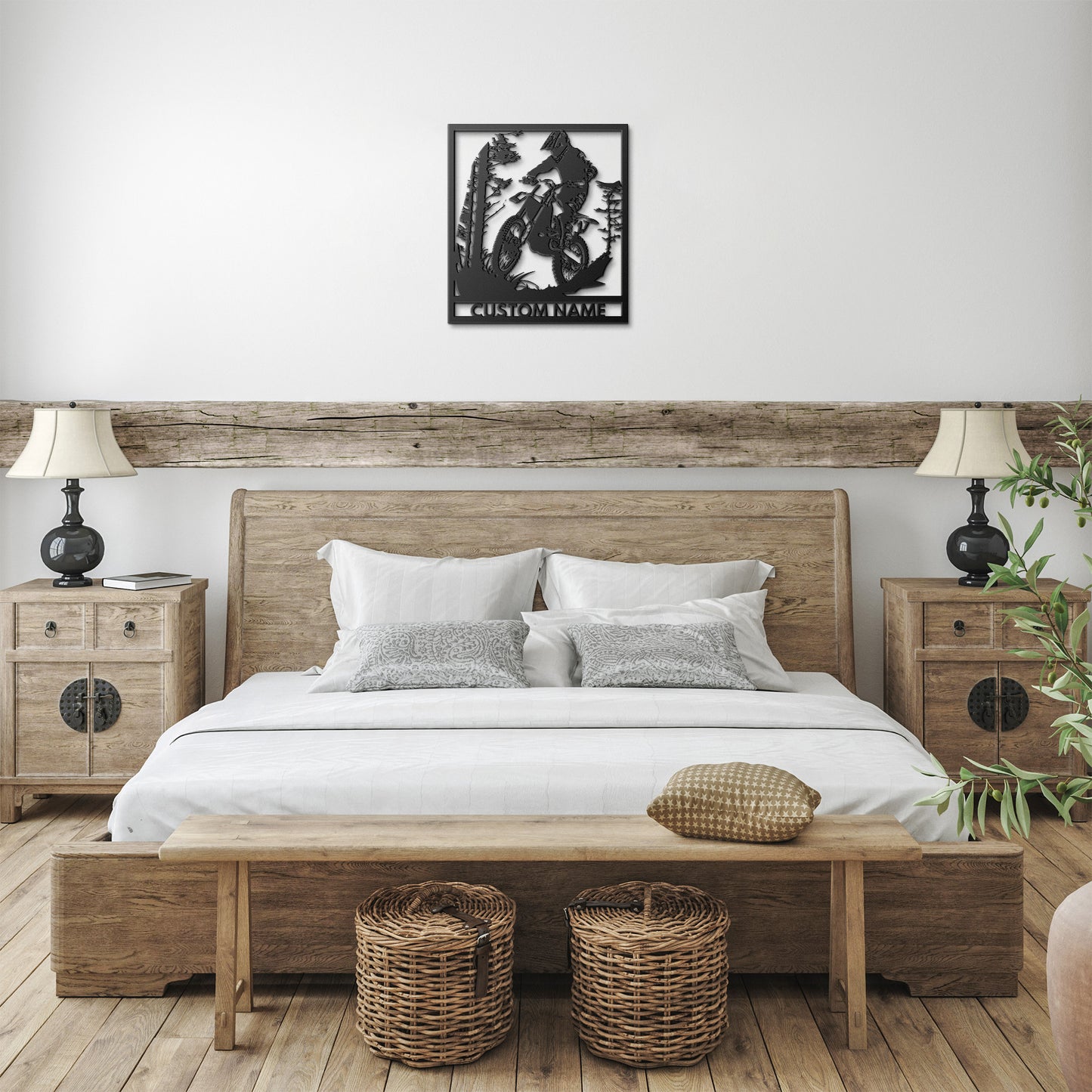 Motorcross Metal Wall Art