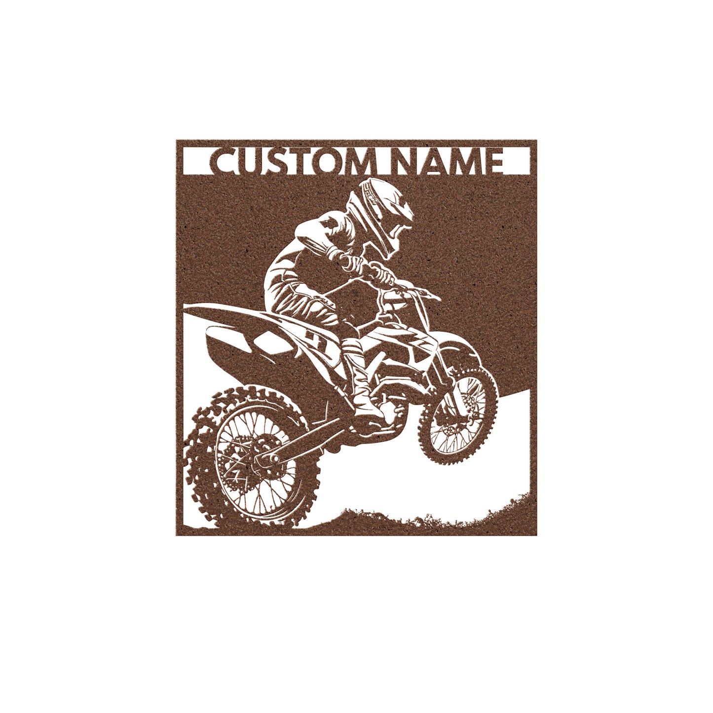 Motorcross Metal Wall Art
