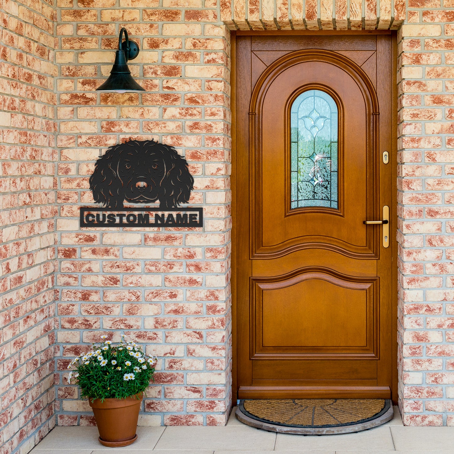 Personalized Boyskin Spaniel Dog Metal Sign - Boykin Spaniel Custom Name Wall Decor, Metal Signs Customized Outdoor Indoor, Wall Art Gift For Boykin Spaniel Dog Lover