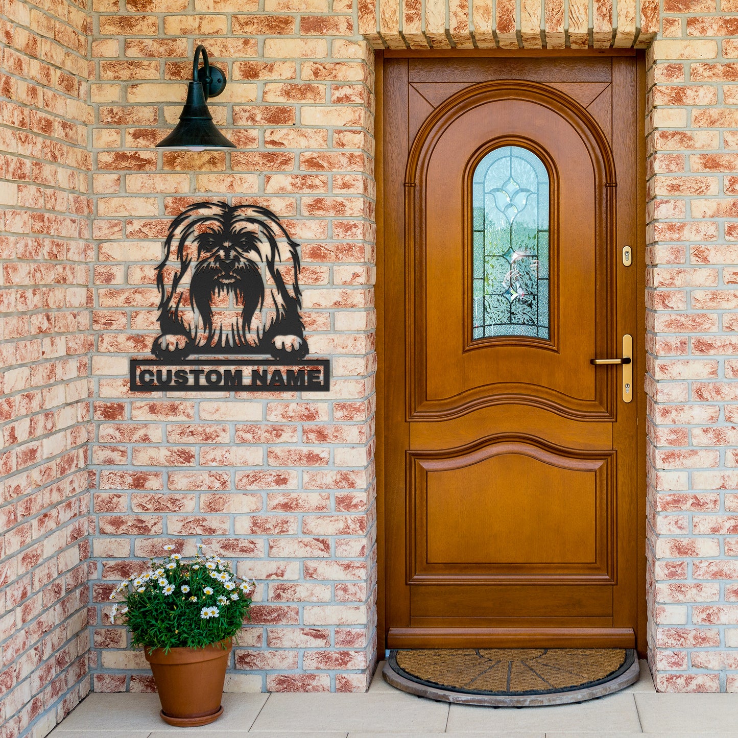 Personalized Havanese Dog Metal Sign - Havanese Custom Name Wall Decor, Metal Signs Customized Outdoor Indoor, Wall Art Gift For Havanese Dog Lover