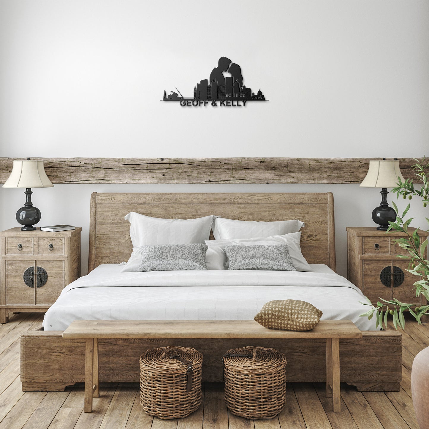 Personalized Milwaulkee Boyfriend Anniversary Metal Wall Art