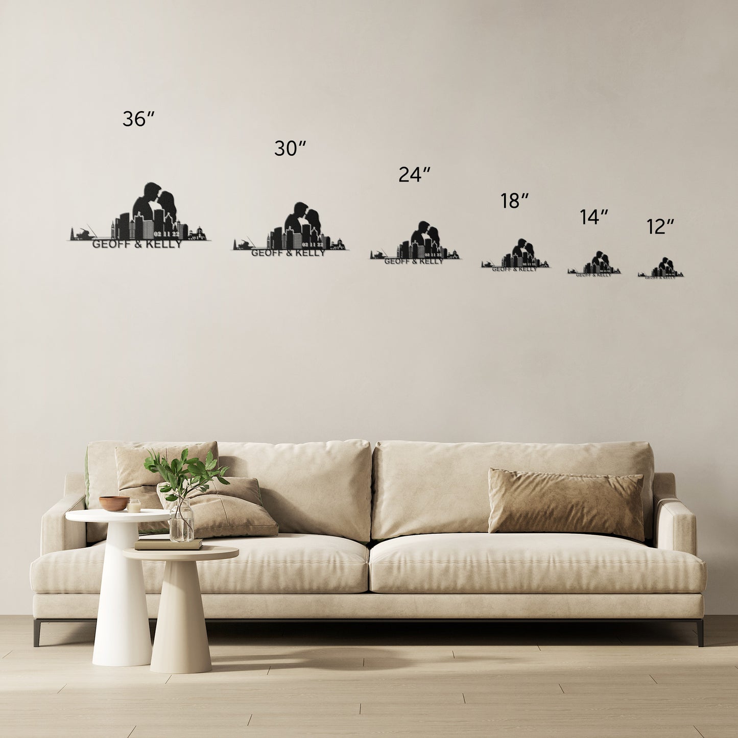 Personalized Milwaulkee Boyfriend Anniversary Metal Wall Art