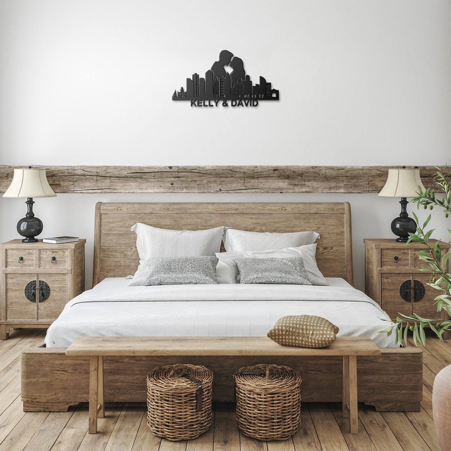 Personalized San Diego Boyfriend Anniversary Metal Wall Art