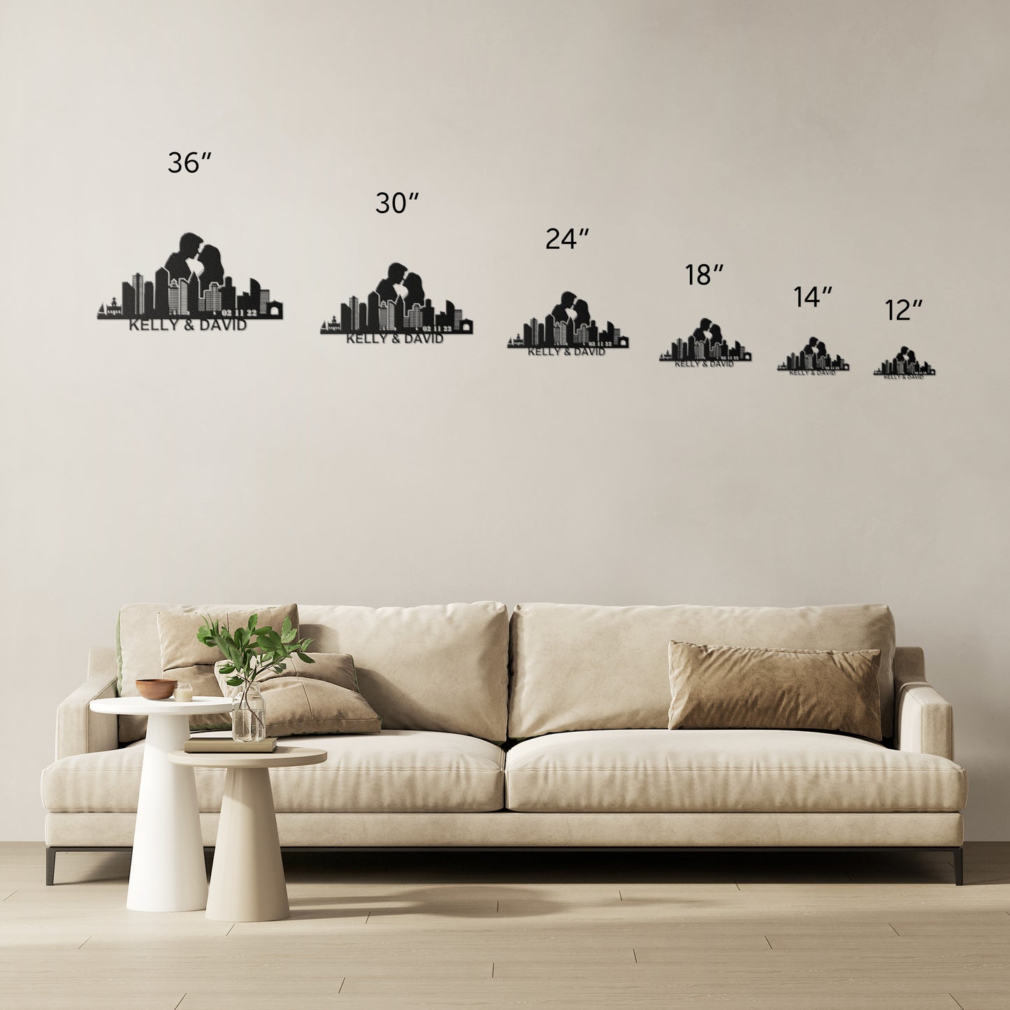 Personalized San Diego Boyfriend Anniversary Metal Wall Art