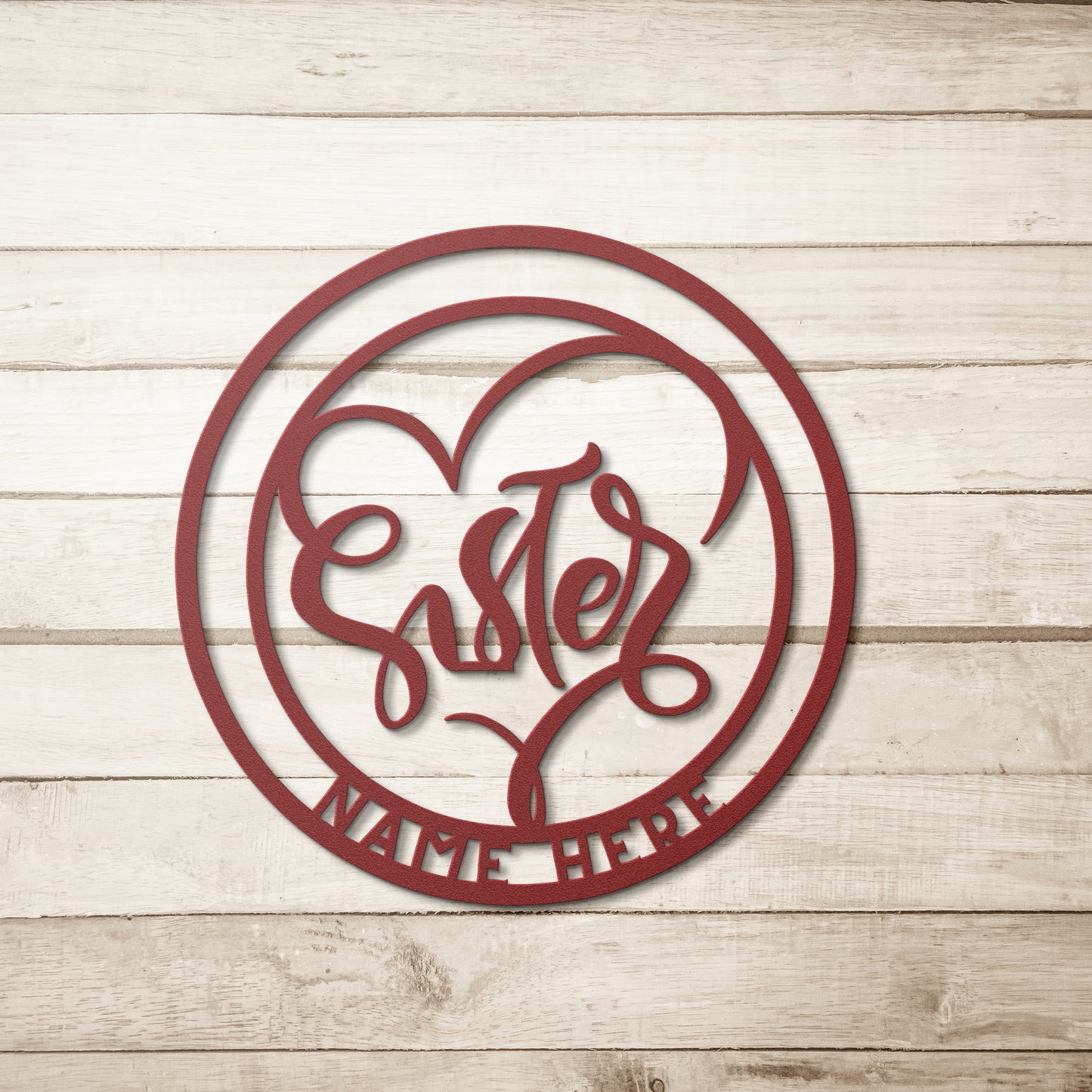 Sister Metal Wall Art