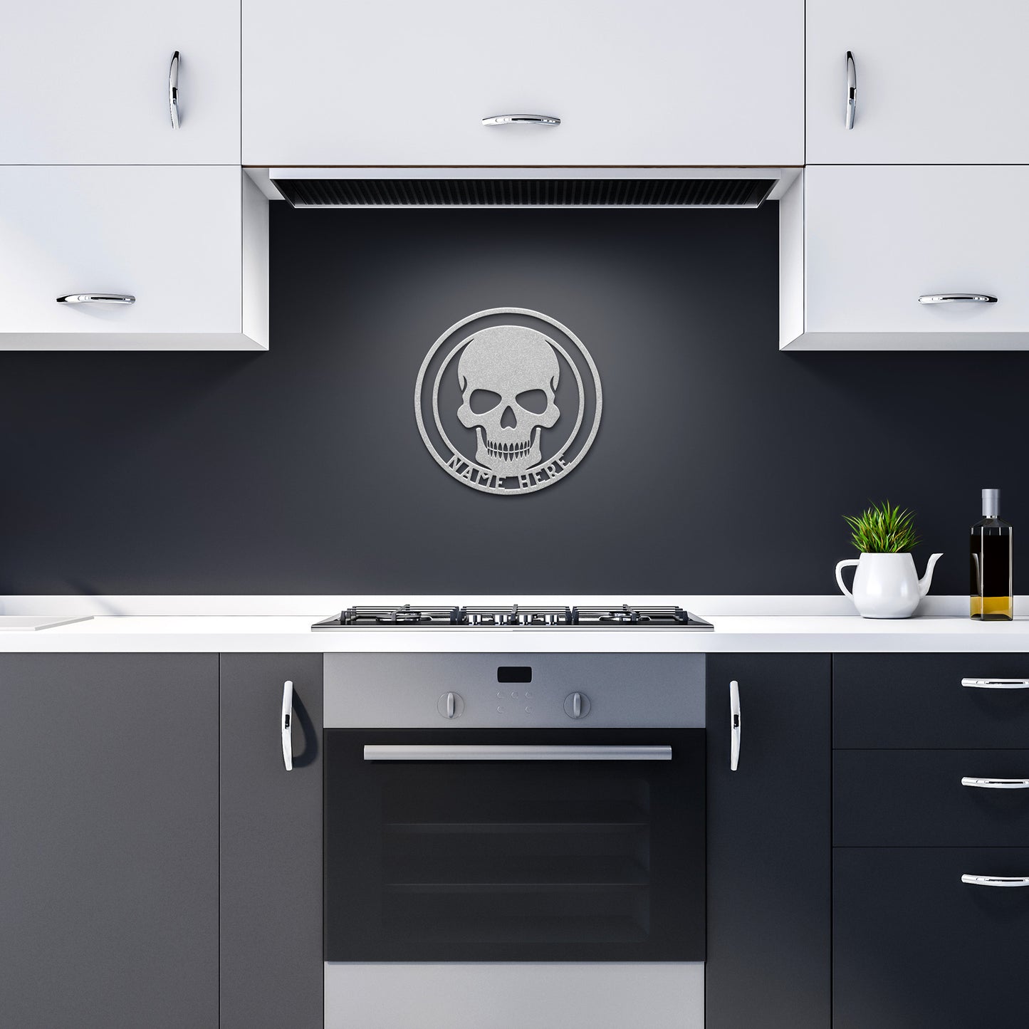 Skull Metal Wall Art