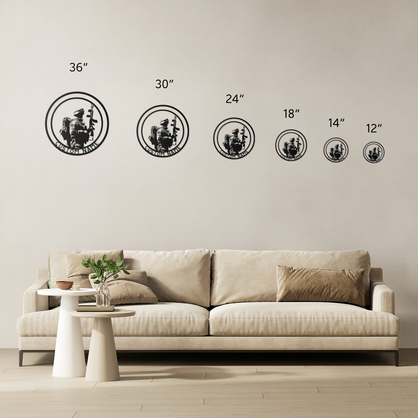 Soldier Metal Wall Art