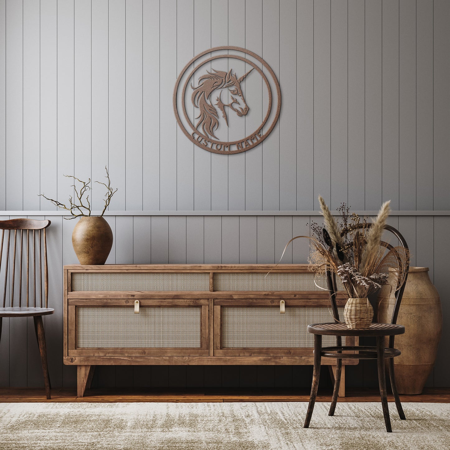 Unicorn Metal Wall Art