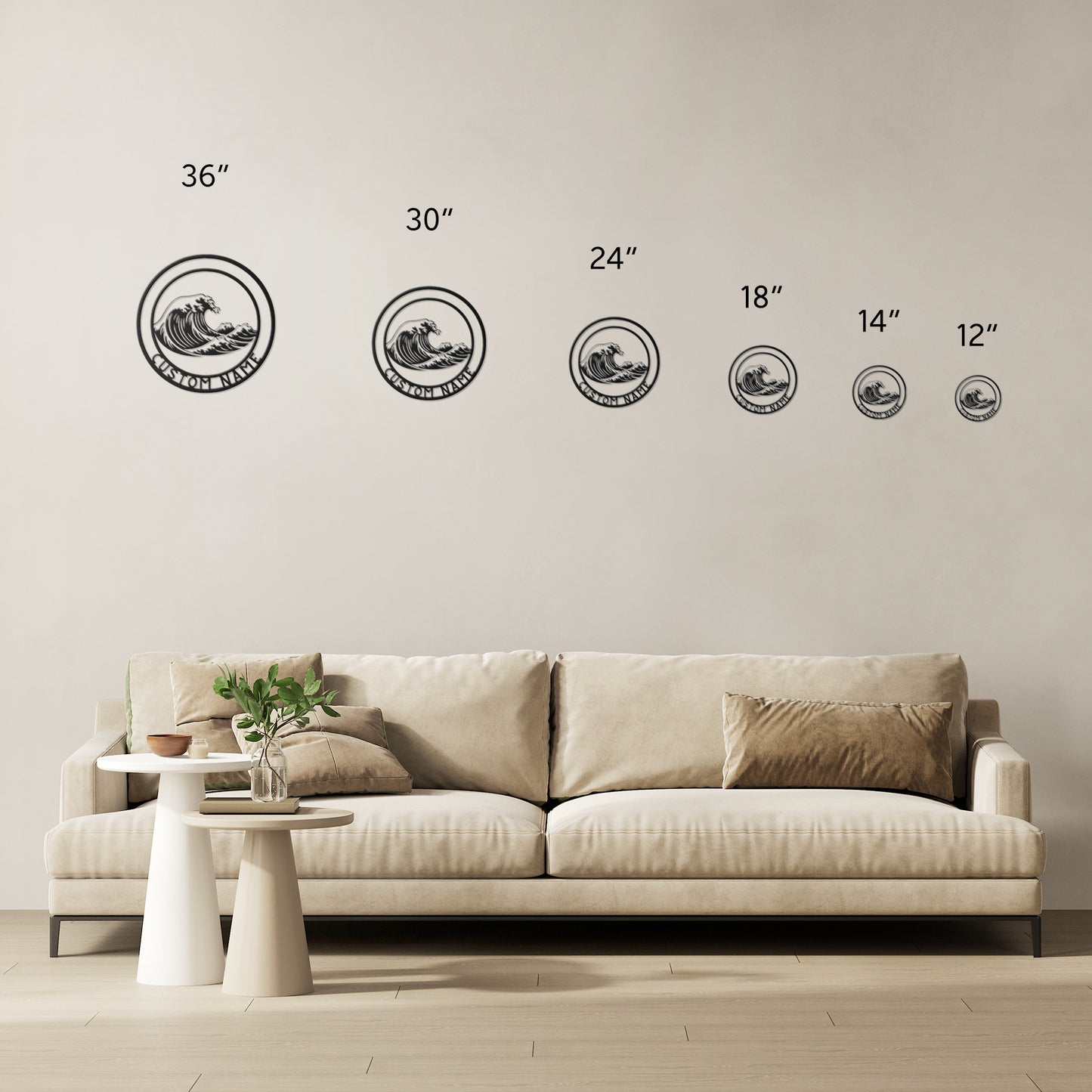 Wave Metal Wall Art