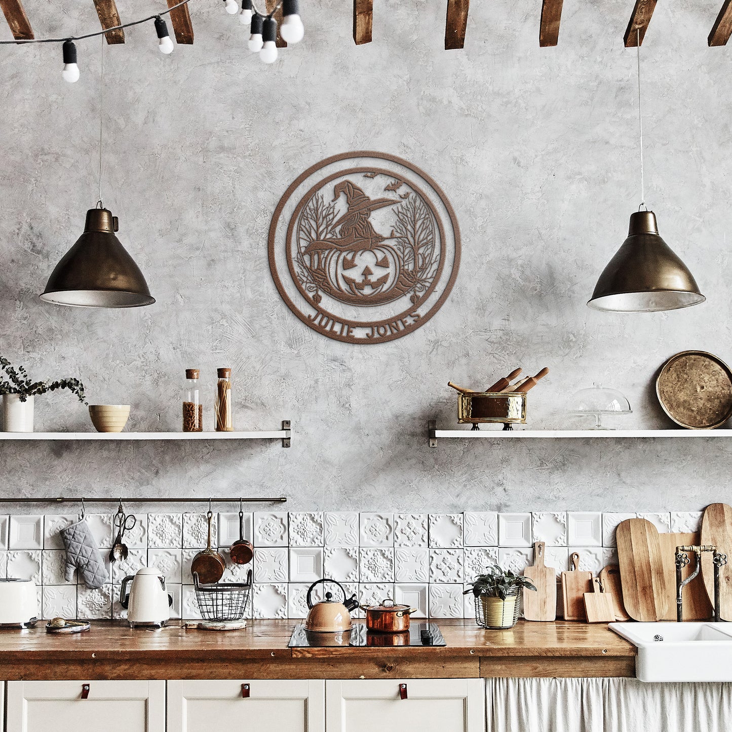 Witch Metal Wall Art