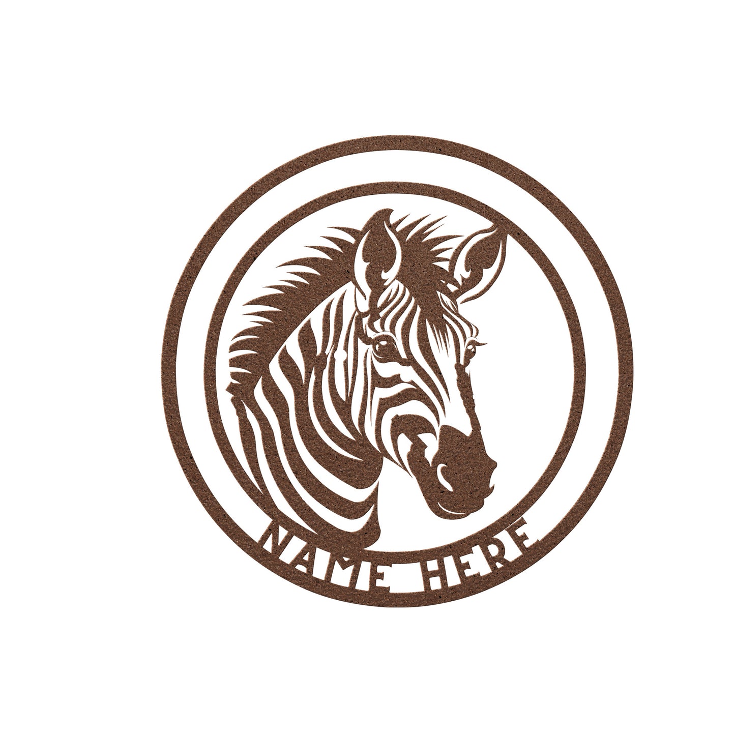 Zebra Metal Wall Art, Wall Decore Gift For Zebra Lover