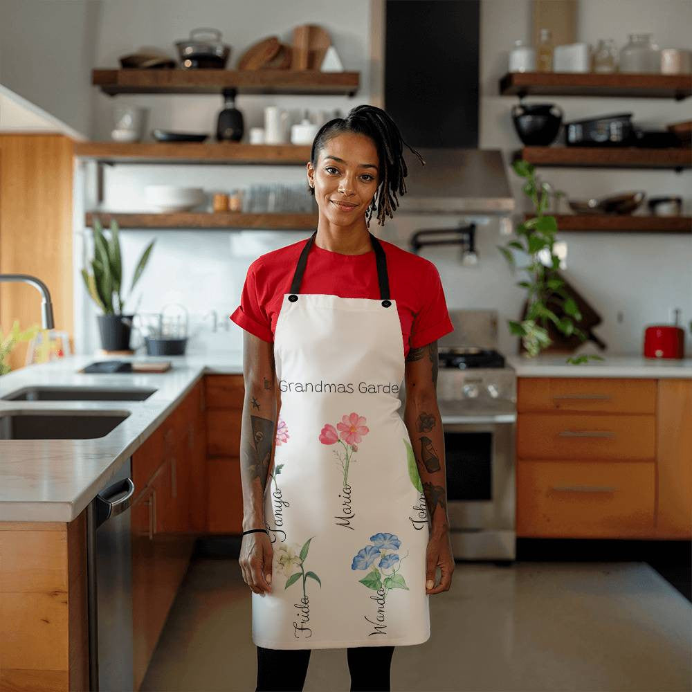 Personalized Grandmas Garden Apron