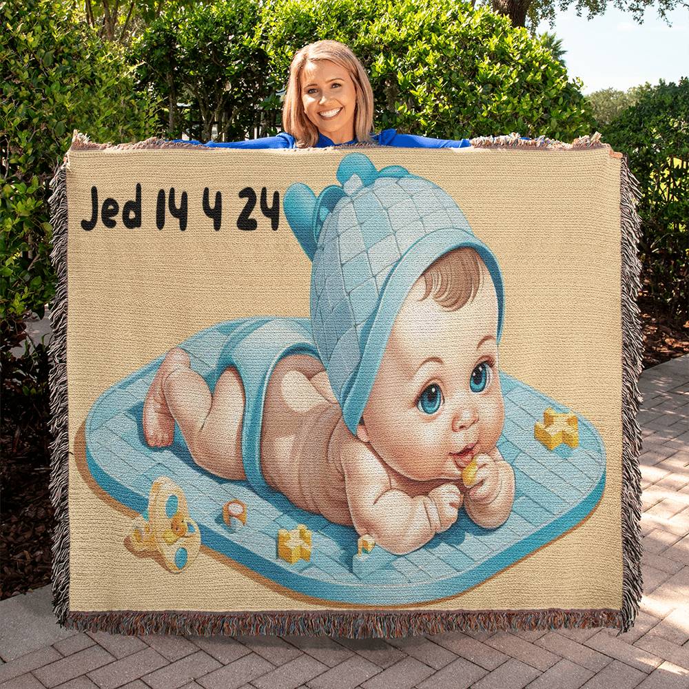 Personalized Baby Boy Blanket