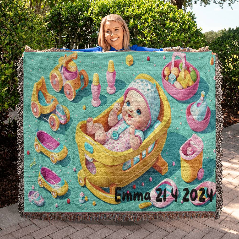 Personalized Baby Girl Blanket