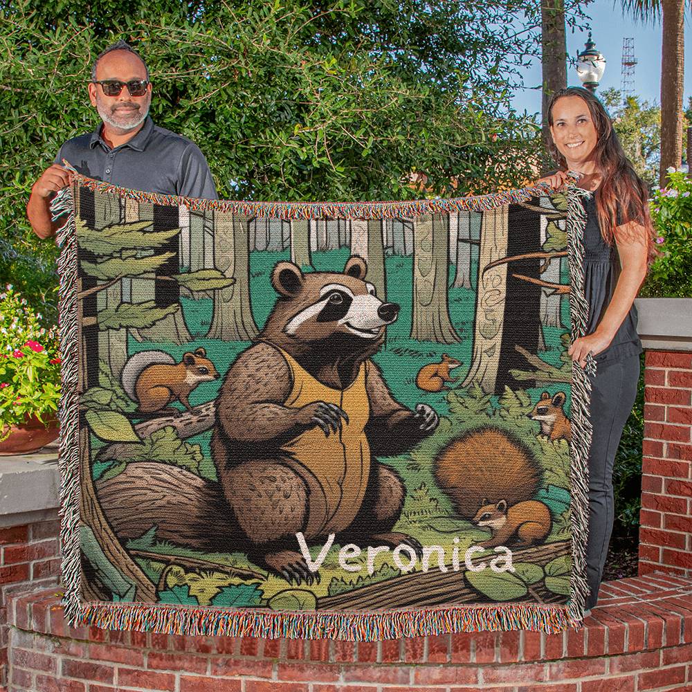 Animals Heirloom Woven Blanket