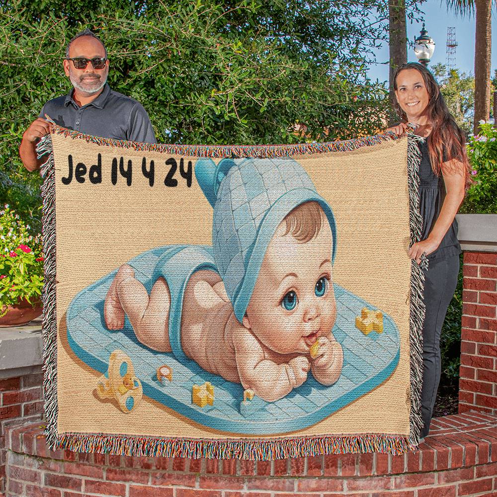 Personalized Baby Boy Blanket