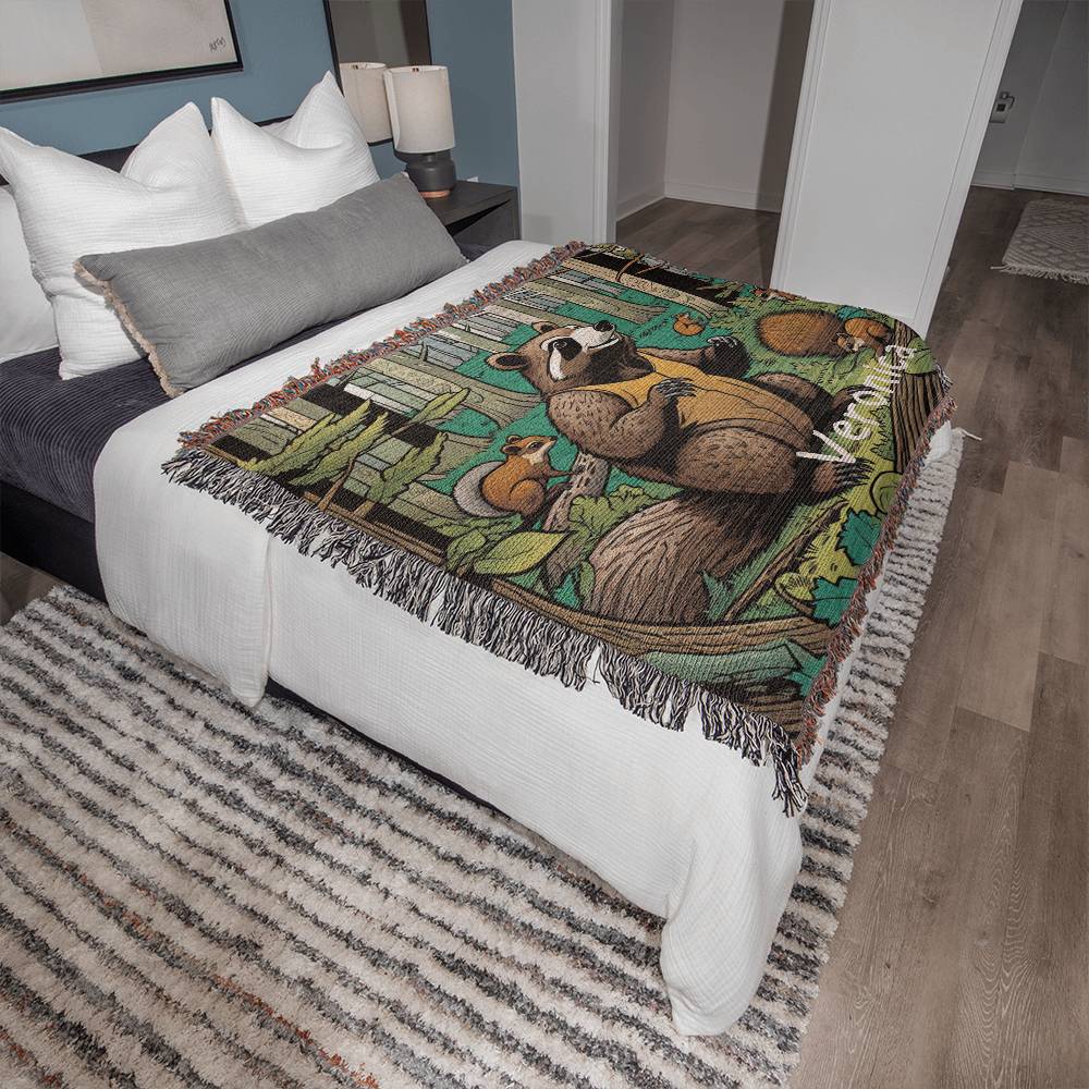 Animals Heirloom Woven Blanket