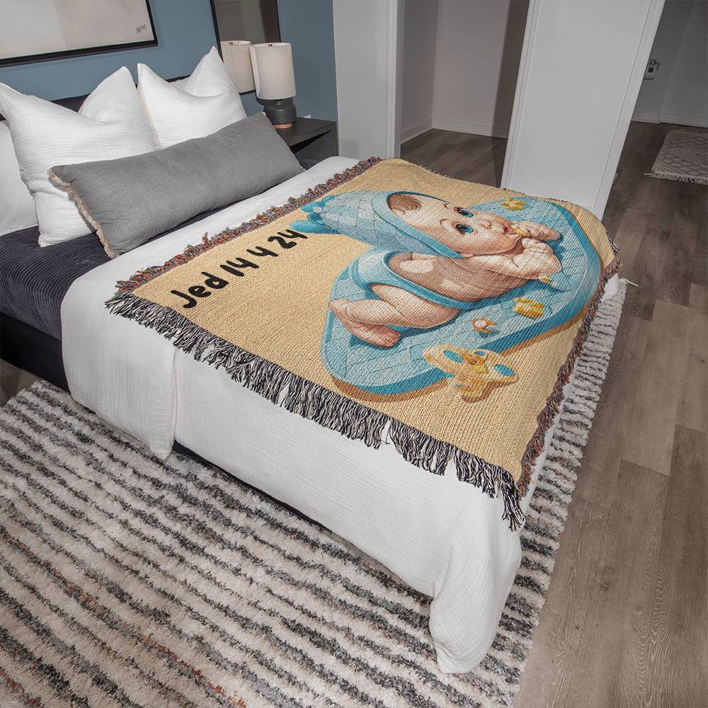 Personalized Baby Boy Blanket