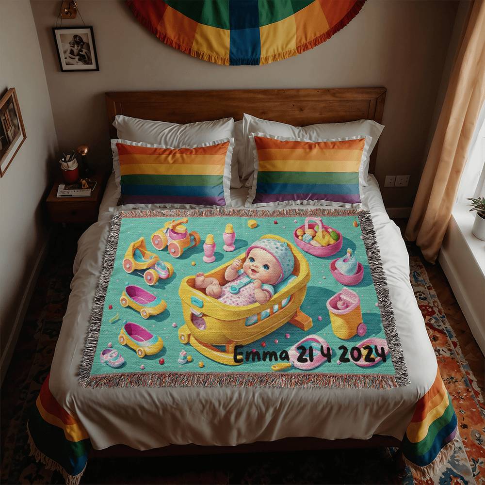 Personalized Baby Girl Blanket