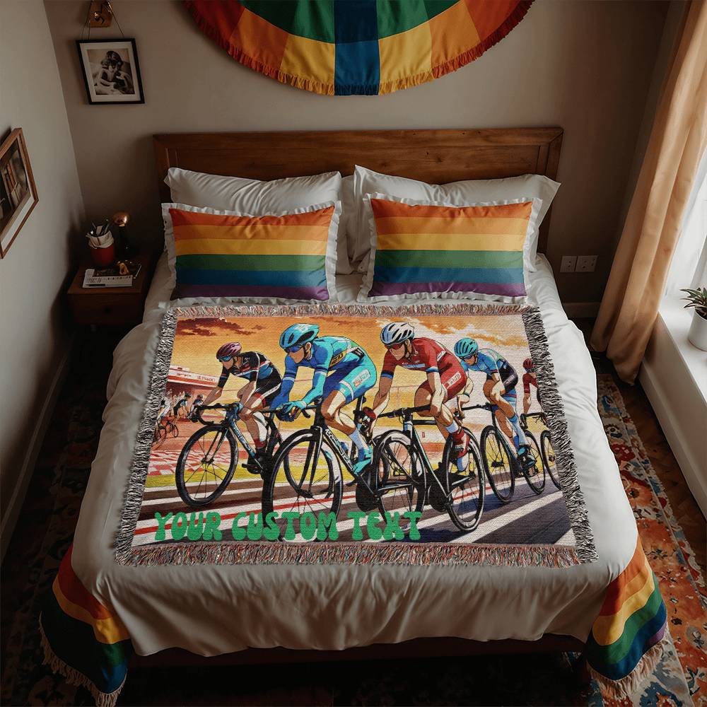 Racing Cyclist Blanket