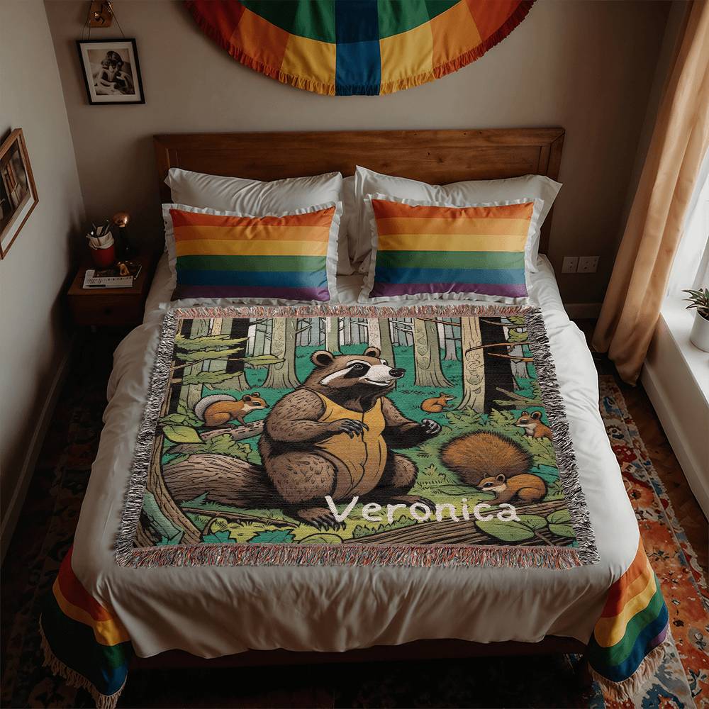 Animals Heirloom Woven Blanket