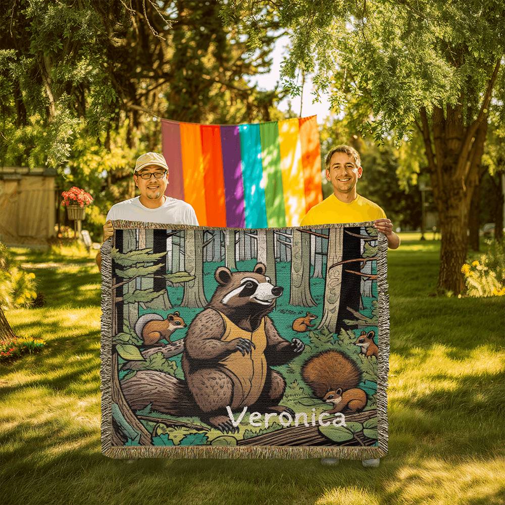 Animals Heirloom Woven Blanket