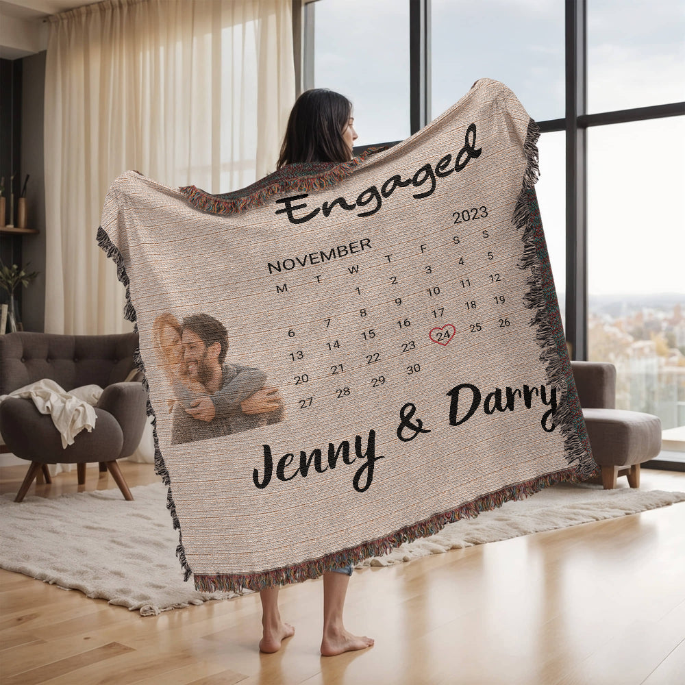 Personalized Couple Heirloom Blanket