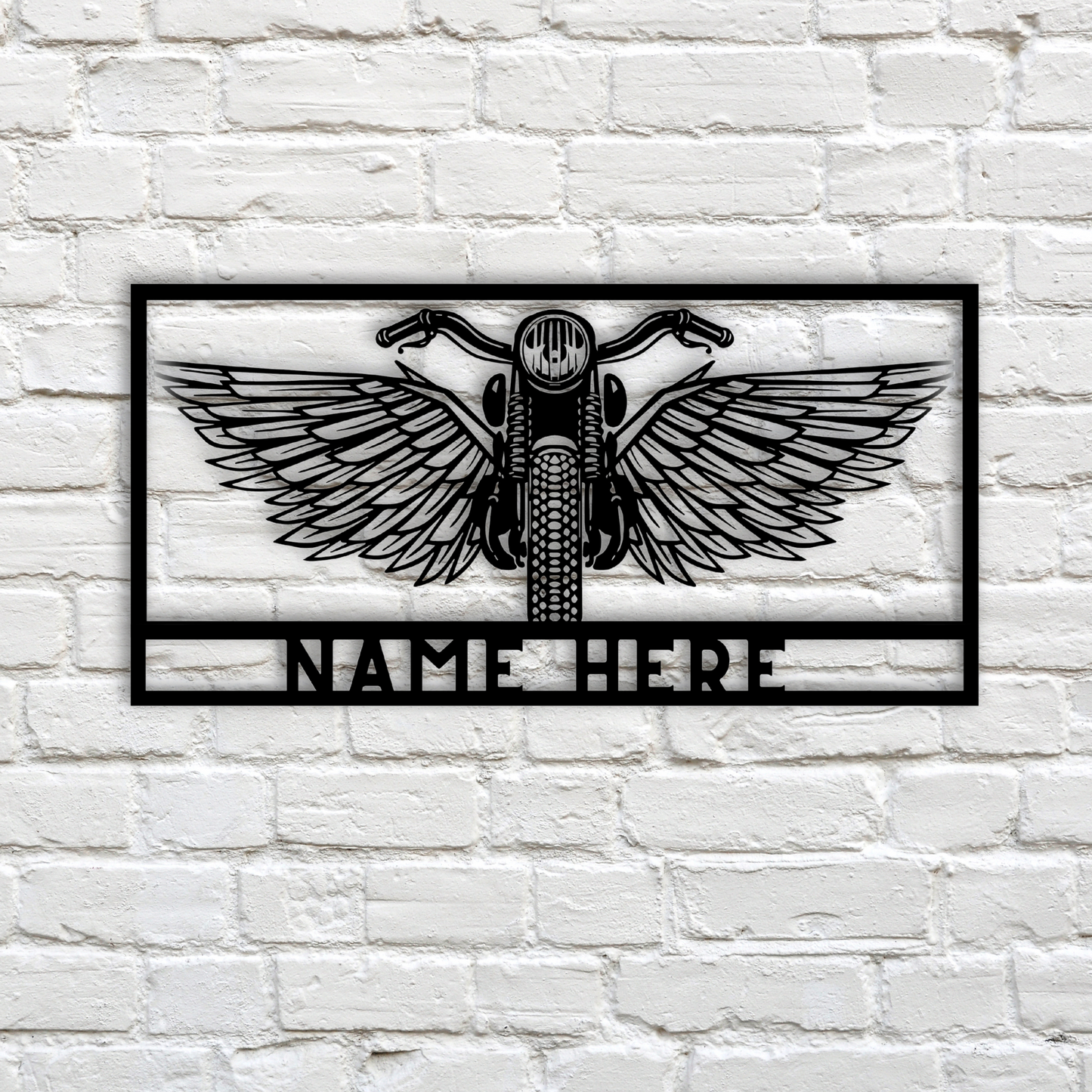 Biker Metal Wall Art
