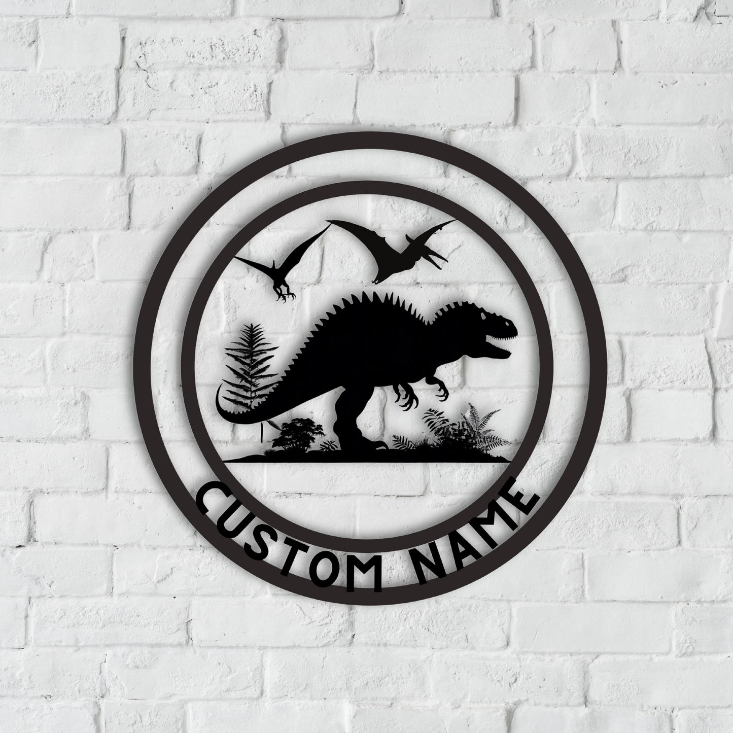 Dinosaur Metal Wall Art