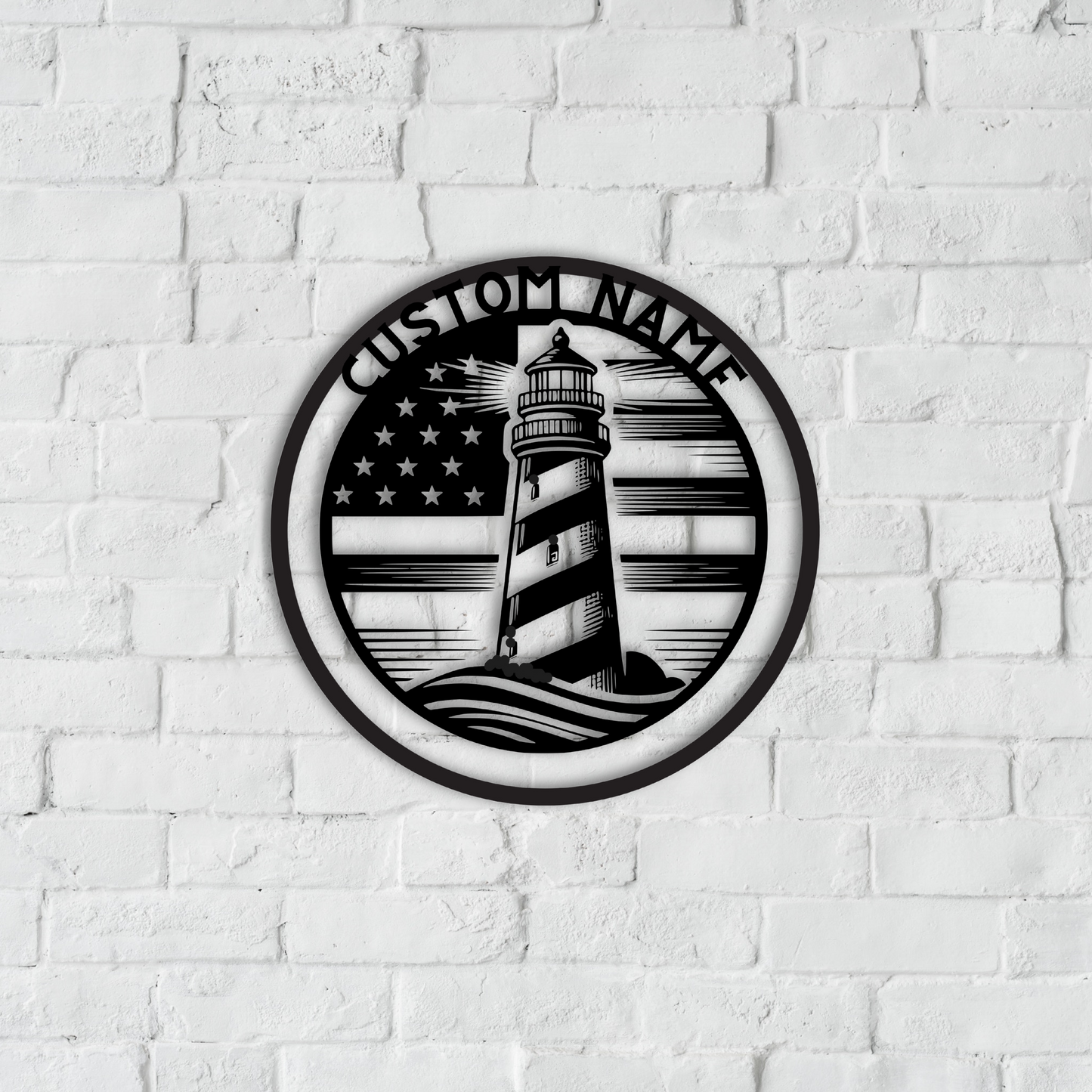 Lighthouse Metal Wall Art