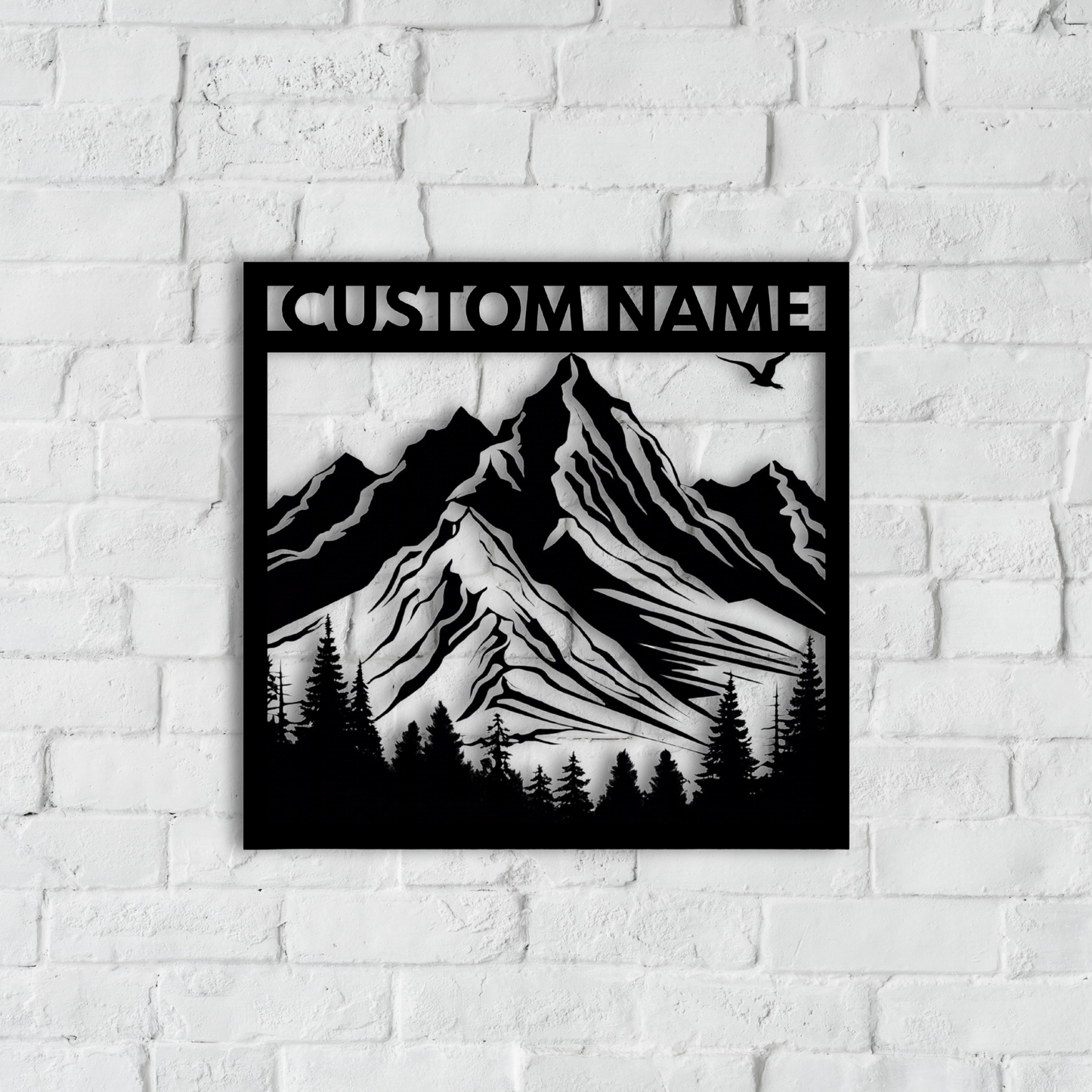 Mountain Metal Wall Art