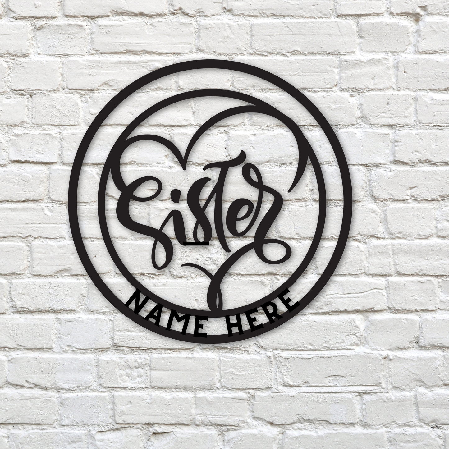 Sister Metal Wall Art