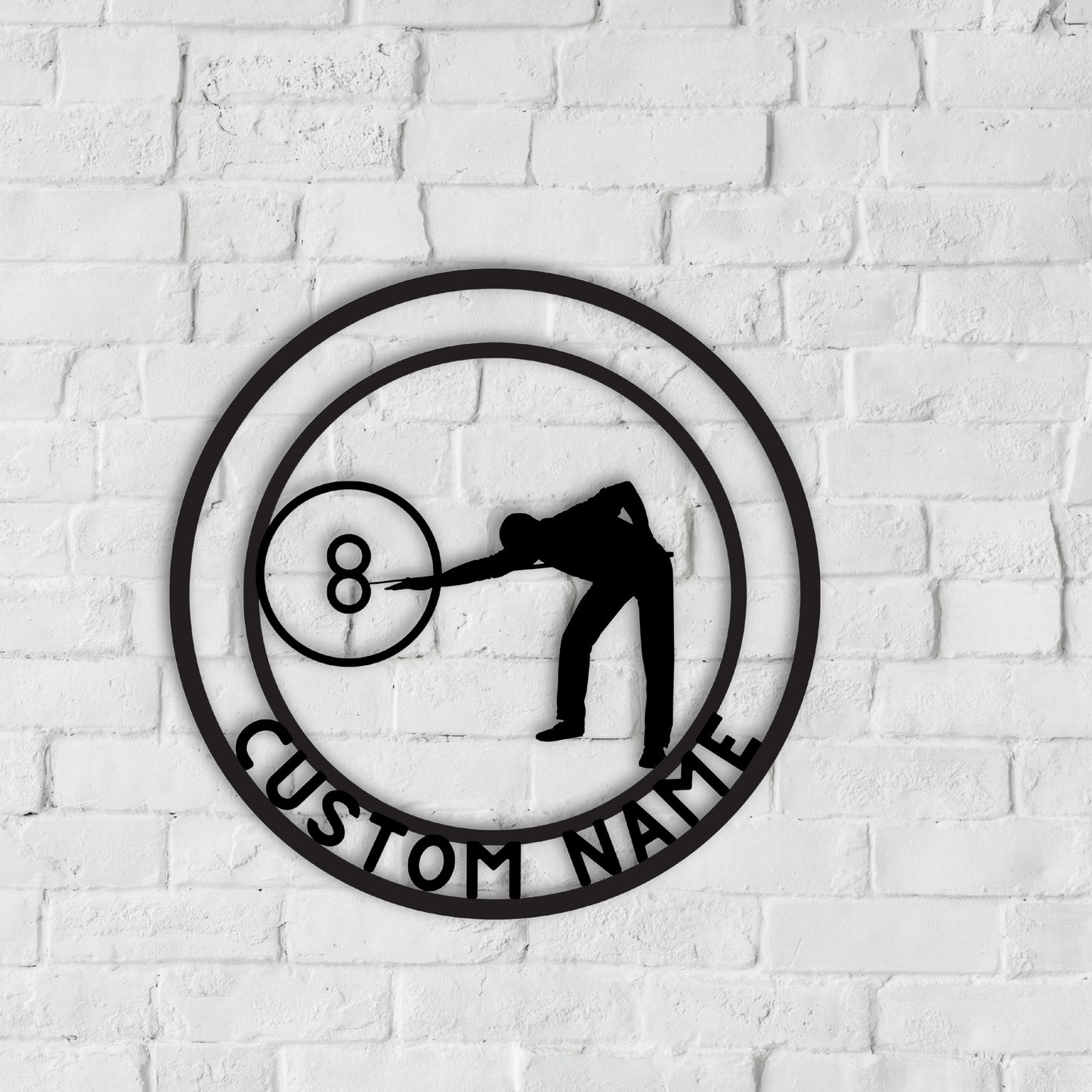 Snooker Metal Wall Art