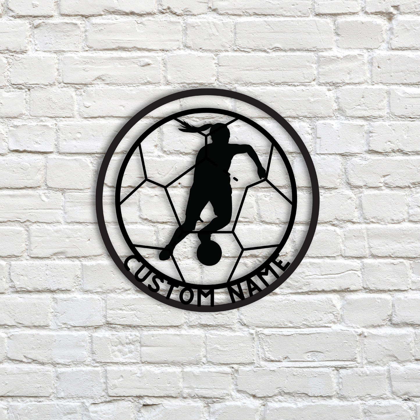 Soccer Metal Wall Art