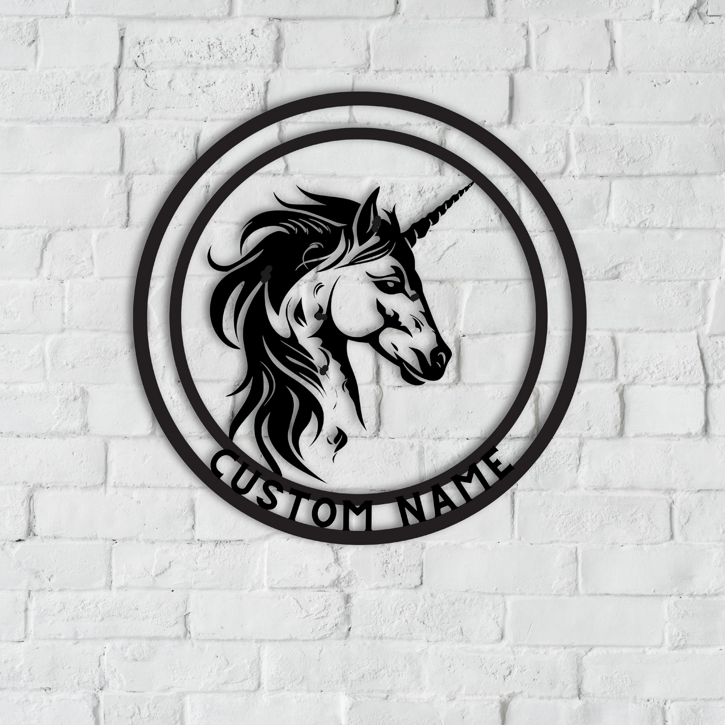 Unicorn Metal Wall Art