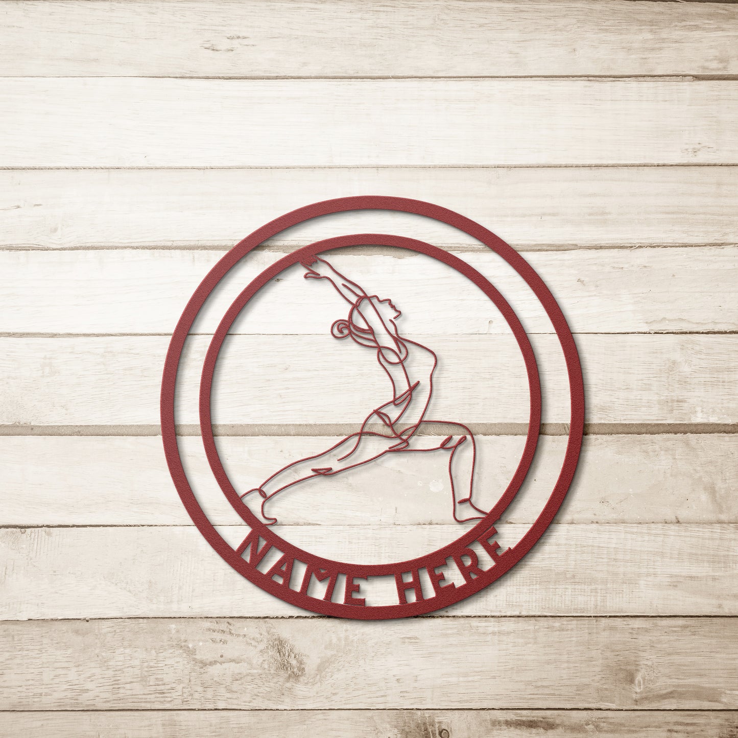 Yoga Metal Wall Art