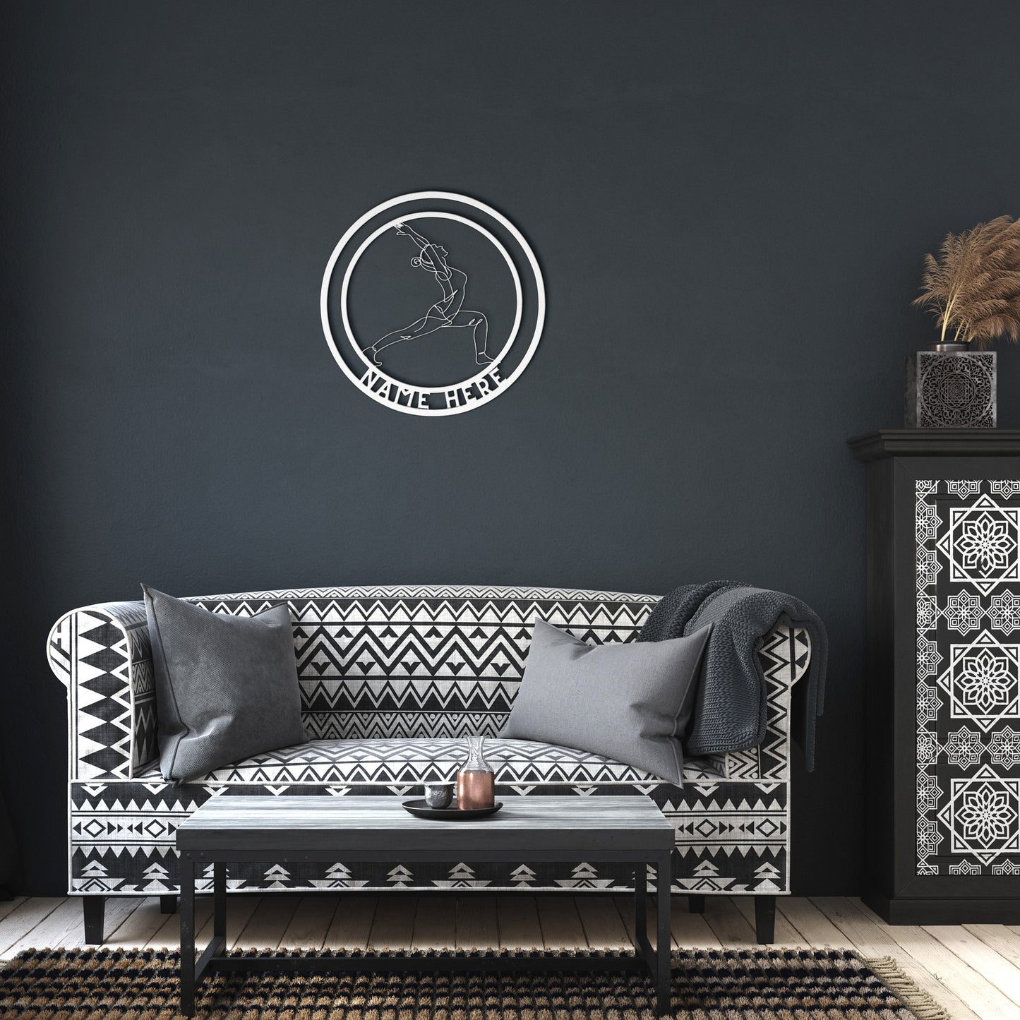 Yoga Metal Wall Art