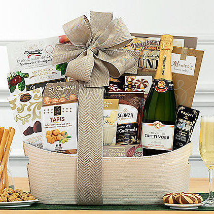 Taittinger La Francaise : Champagne Gift Basket