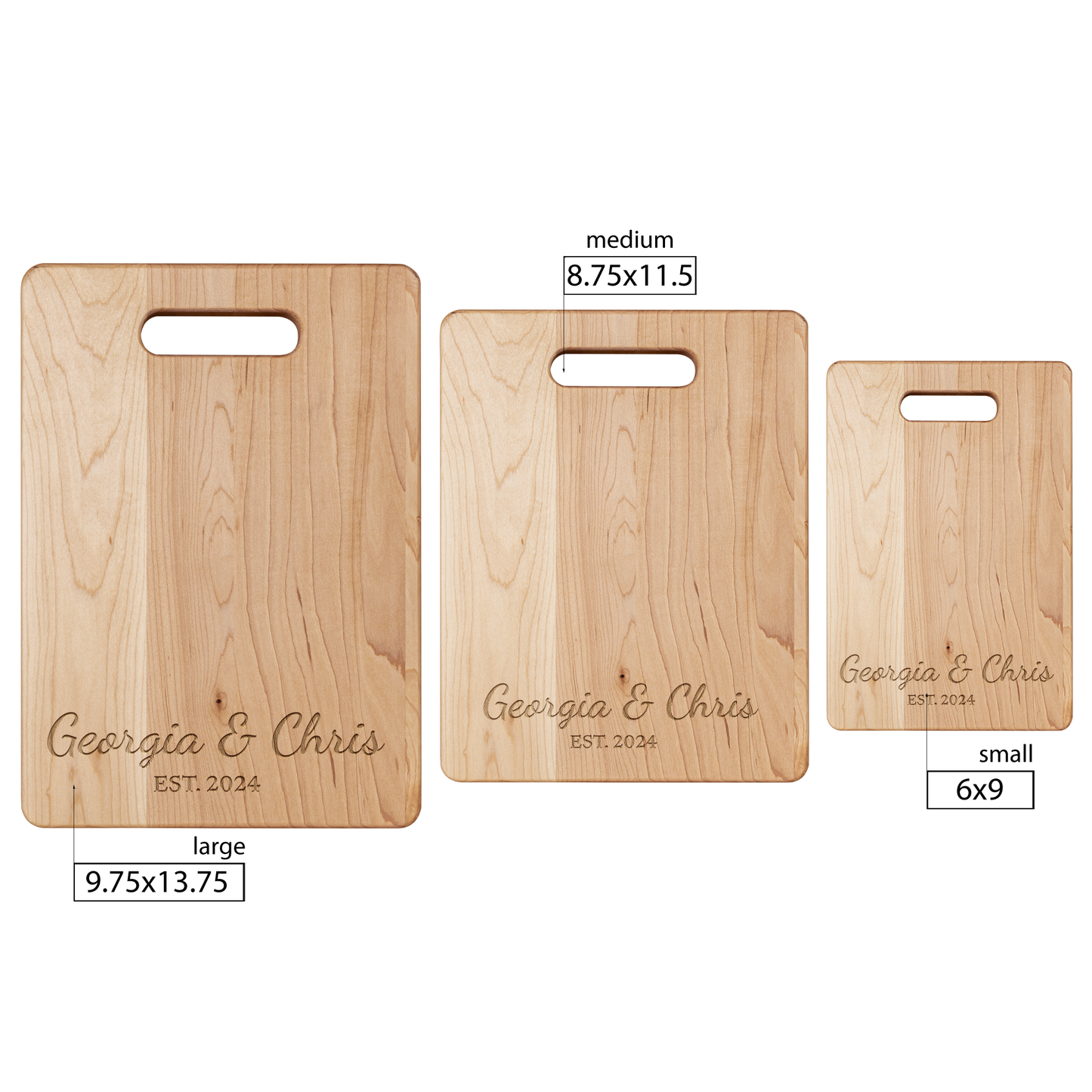 Personalized Maple Cutting Board