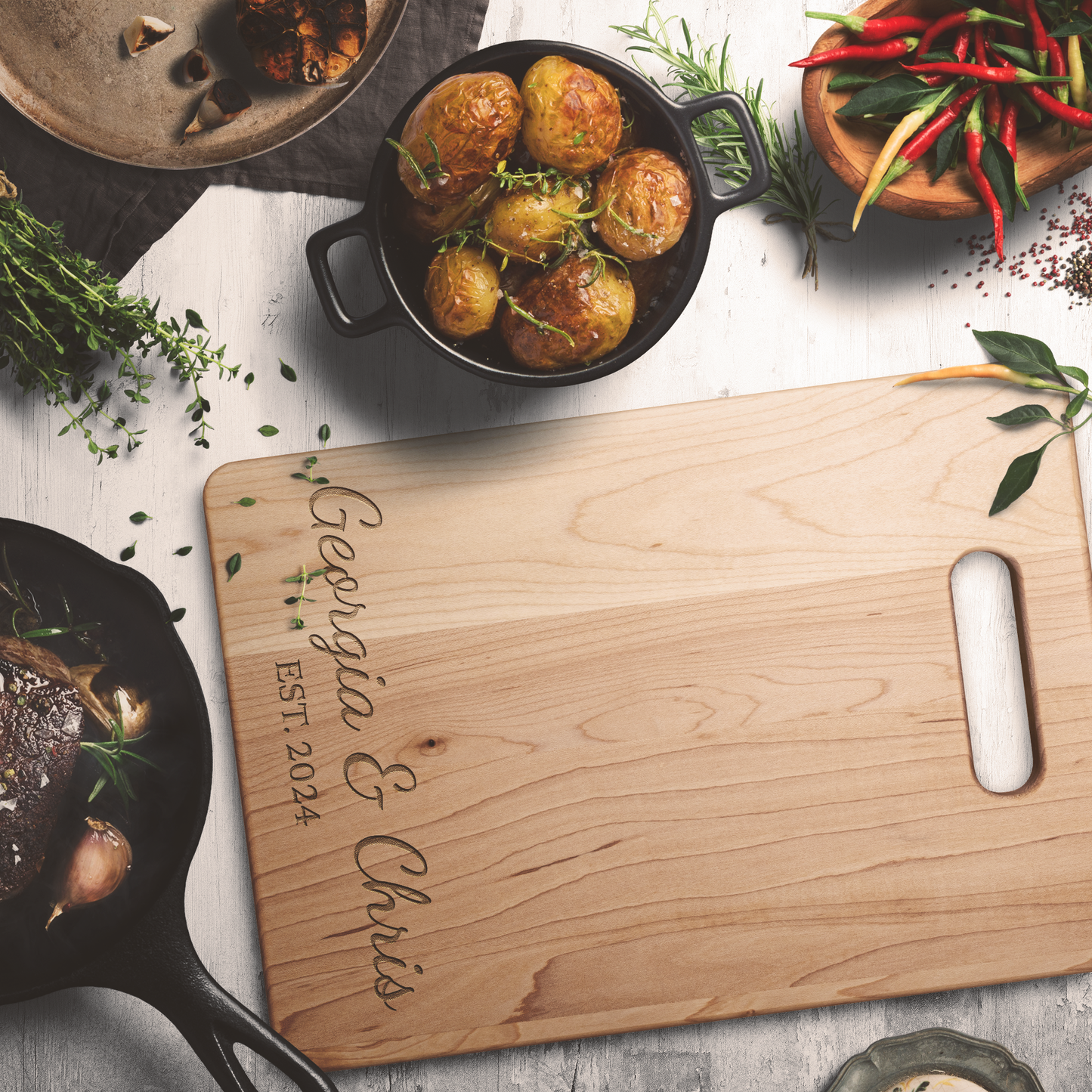 Personalized Maple Cutting Board